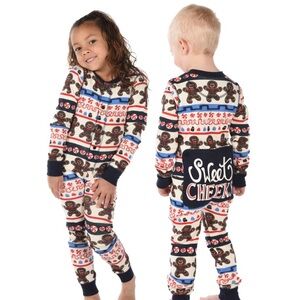 Sweet Cheeks Gingerbread Pajama Set